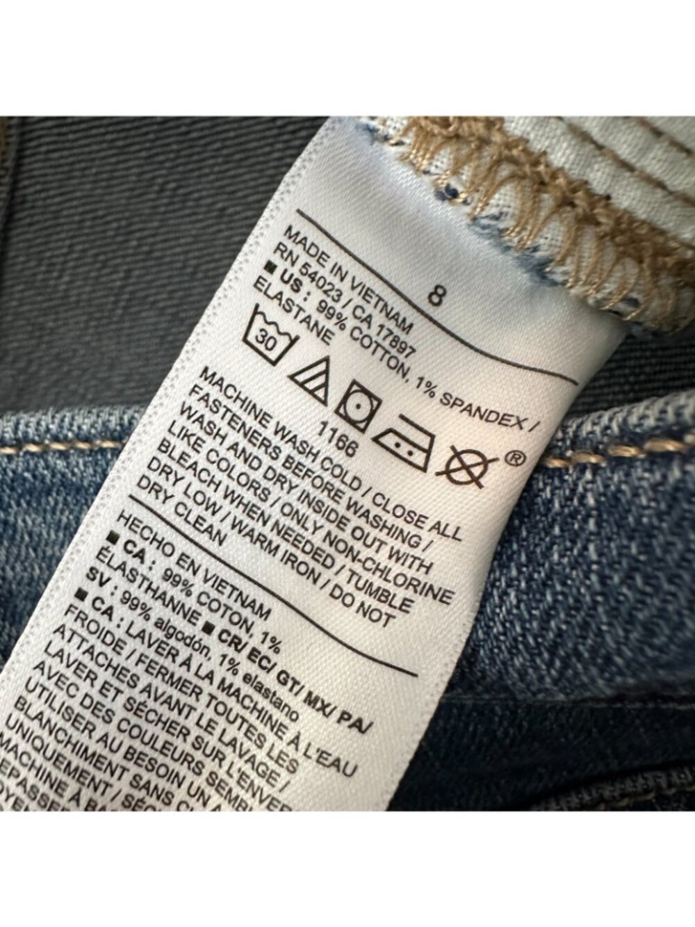 NWT Old Navy Barrel Leg Jeans Women's size 8 High Rise Baggy - Picture 4 of 9